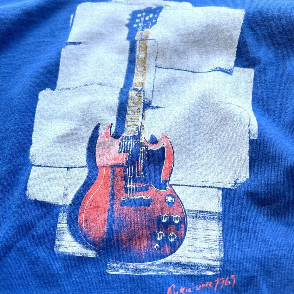 Gap Kids Blue Guitar Tee